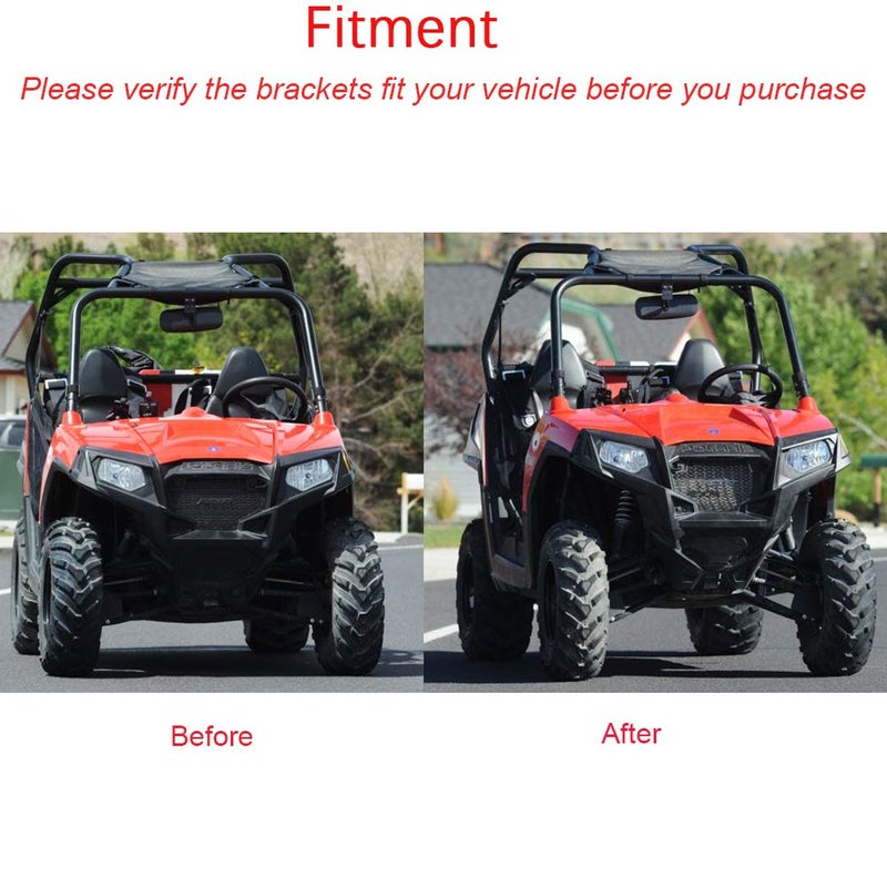 Wsays 2" Front Rear Full Lift Kit Suspension Rise Mount Brackets Compatible with Polaris RZR 800 EFI Models UTV - Image 4
